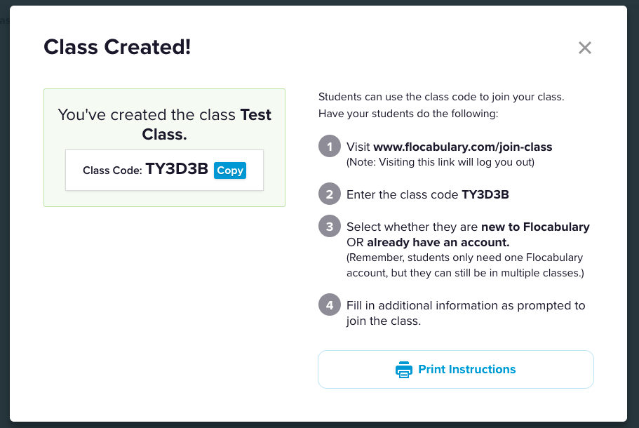 How do I create a class? – Flocabulary Support